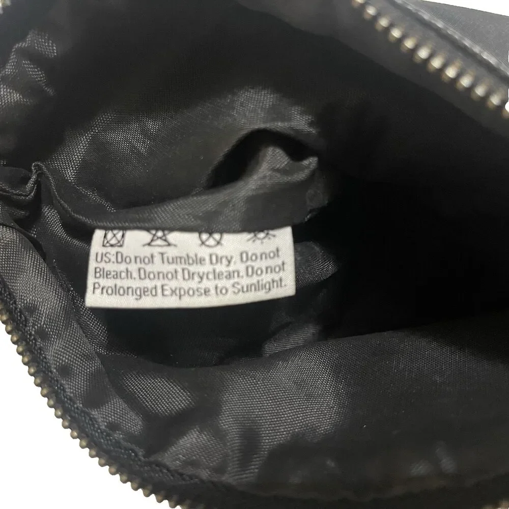 Miniso Black Makeup/cosmetic Bag With Handle